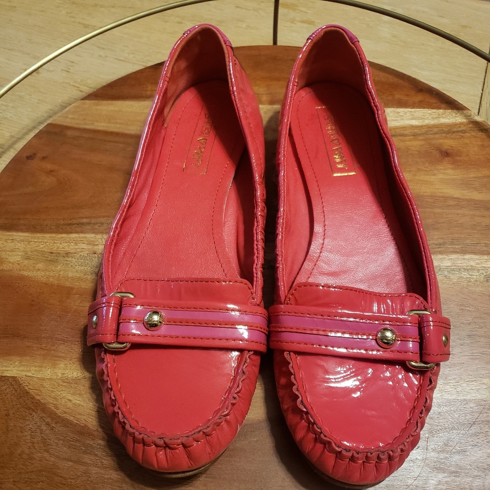 Coach Poppy Patent Leather Ballet Flats